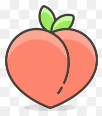 Peach Icon Free Of 780 Vector Emoji 583472 - PNG Transparent Background Png