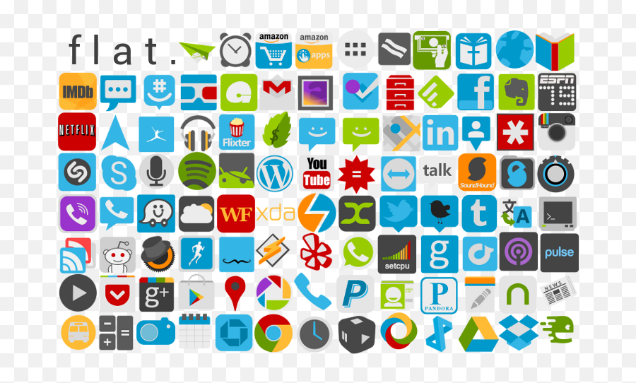 Android Flat Icons By Mitch S - Geeks Have Landed Icone Appli Png,Directories Icon