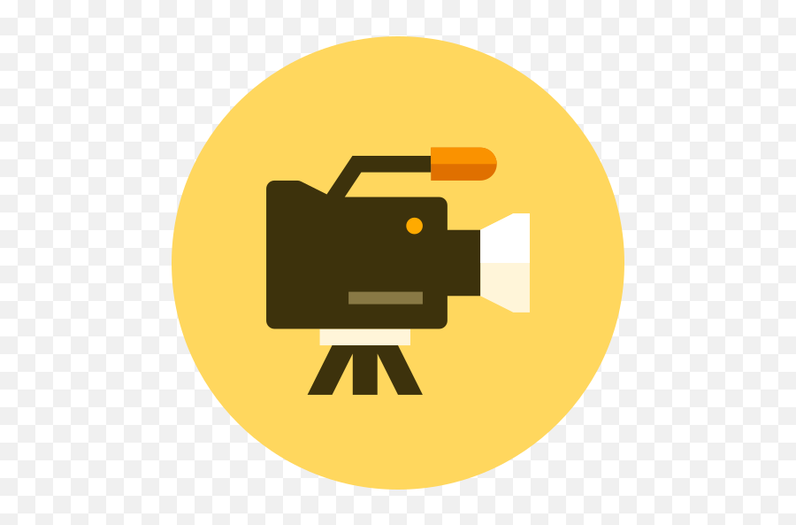 Icon Of Kameleon Yellow Round - Video Icon Png,Add Camera Icon