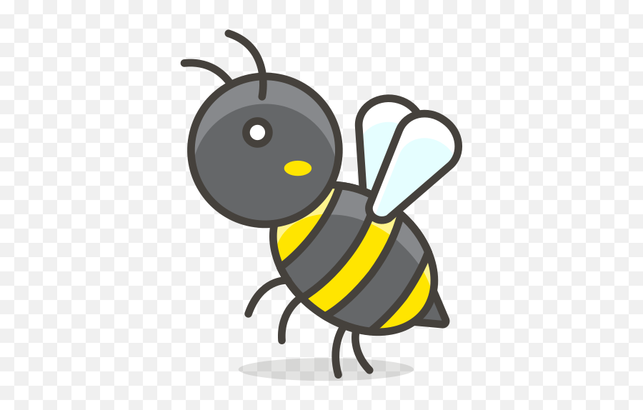 Bee Emoji Transparent Png Clipart - Abeja Icono,Bee Emoji Png