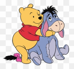 Holding Eeyore Transparent Png - Winnie The Pooh And Eeyore,Eeyore Transparent