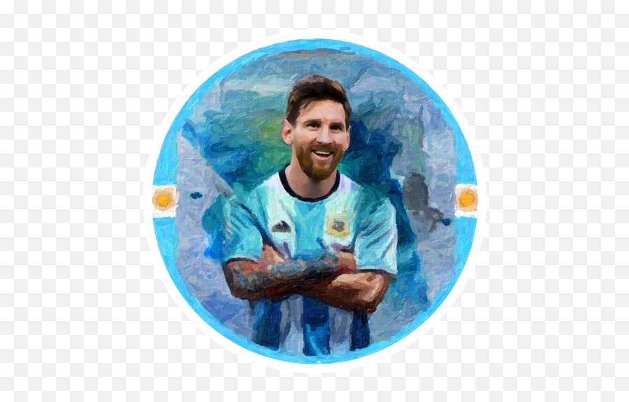 Lionel Messi Hd Wallpaper - Messi Images In Circle Png,Smile Messi Icon Circle