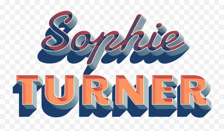 Sophie Turner 3d Letter Png Name
