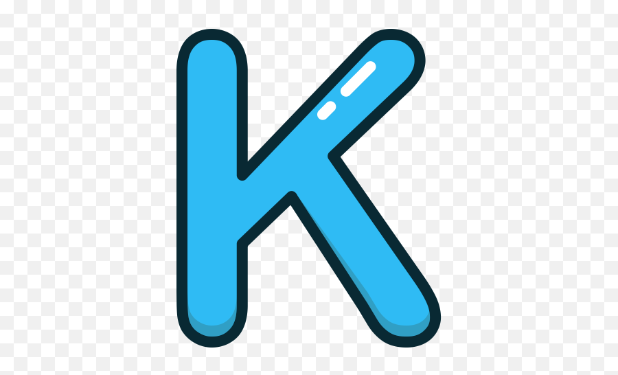 Alpabet Blue K Letter Letters Icon - Letter K Png Blue,K Png