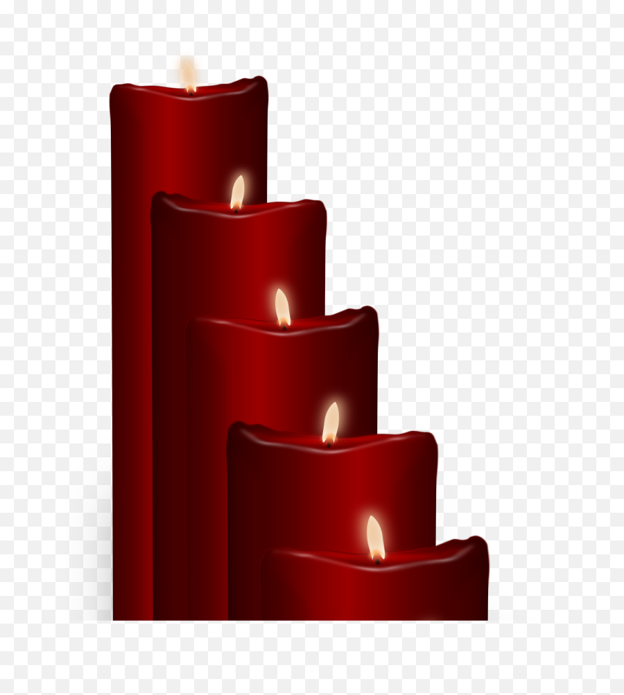 Red Candle Png 2 Image - Red Candles Png,Christmas Candle Png