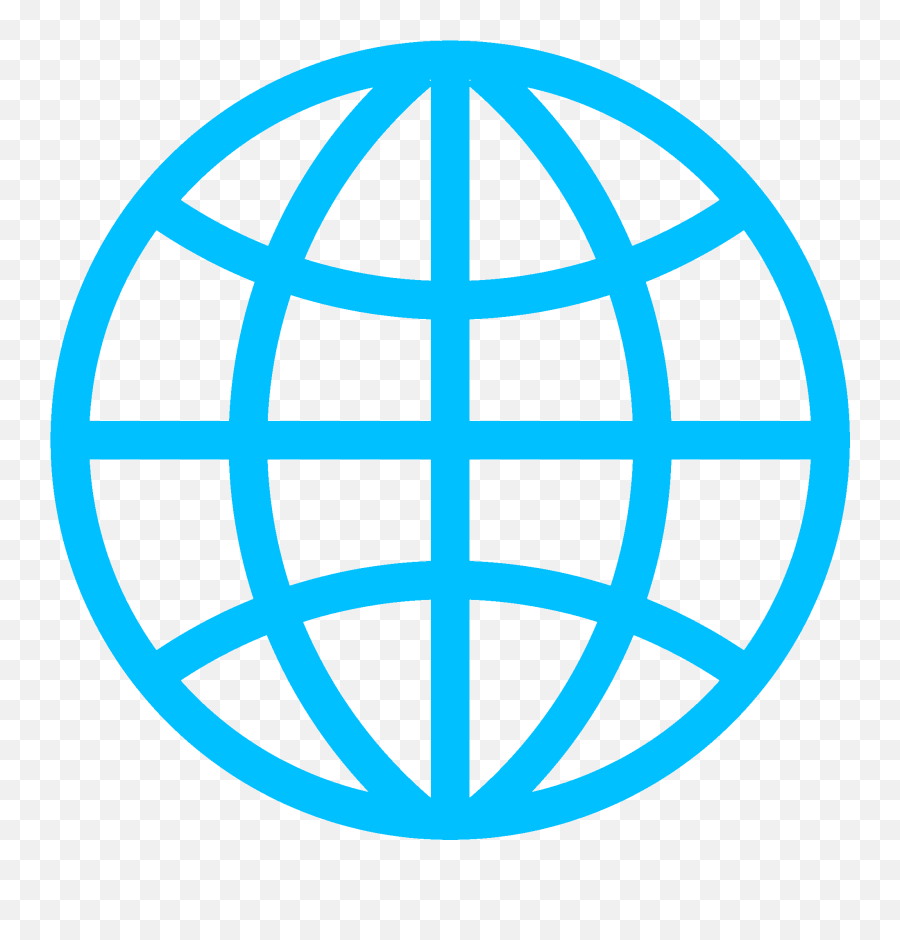 Black Globe Web Network Icon Logo Png Skypng - Website Png,Blue World Icon