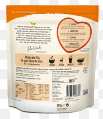 Milled Flaxseed With Bio Cultures U0026 Vitamin D 360g - Nutrition Facts Label png