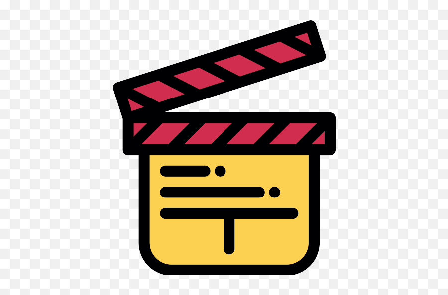 Movies Clapperboard Png Icon - Png Repo Free Png Icons Clip Art,Movies Png
