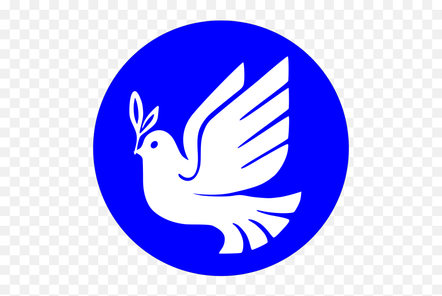 Flying Dove Png Svg Clip Art For Web - Download Clip Art Make Love Not War Blue,White Dove Icon