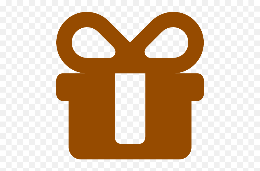 Brown Gift 5 Icon - Free Brown Party Icons Green Gift Icon Png,Presents Icon