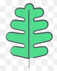Free Icon Oak Leaf - Vertical png