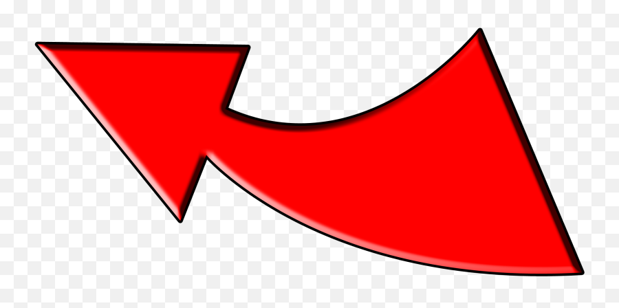 Arrow Clip Art - Big Red Arrow Png,Red Arrow With Transparent Background