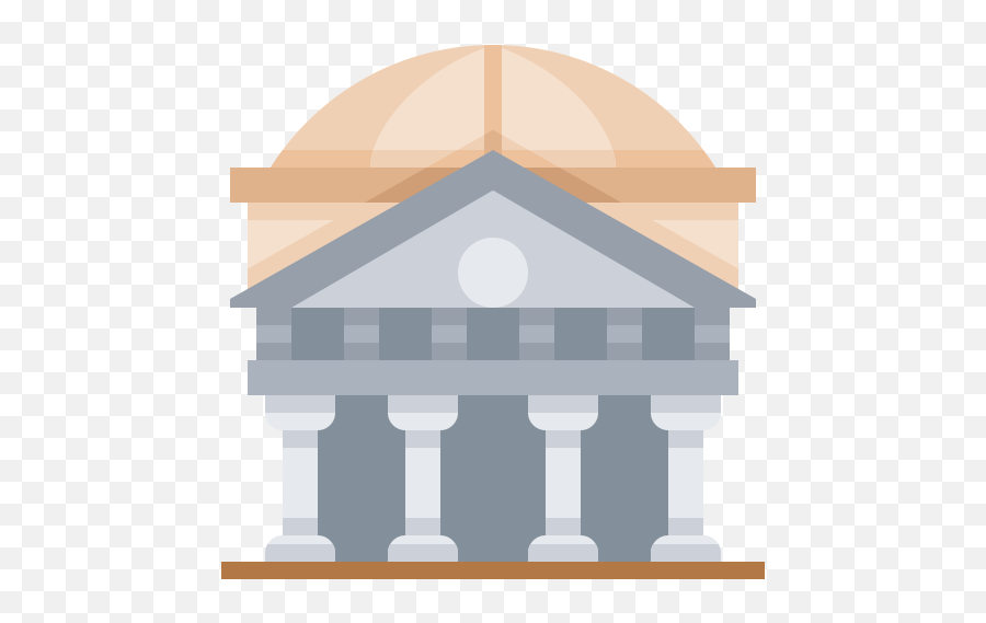 Building Italy Landmark Pantheon Free Icon Of - Illustration Png,Italy Png