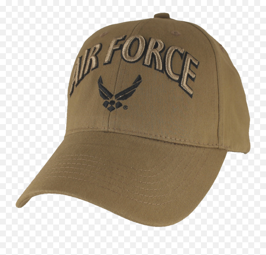 6637 - Air Force Cap Wings Logo Cotton Coyote Baseball Cap Png,Wings Logo