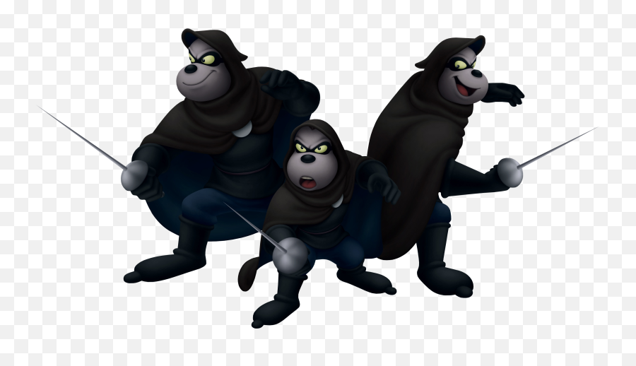 Beagle Boys - Kingdom Hearts Beagle Boys Full Size Png Mickey Donald Goofy The Three Musketeers Beagle Boys,Beagle Png