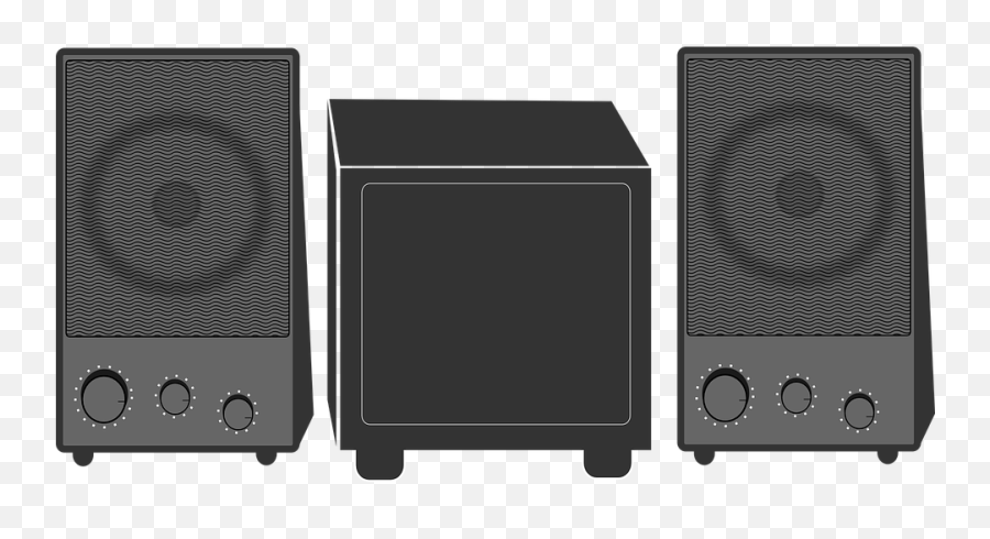 Stereo Speakers Bass - Music Stereo Png,Speaker Png