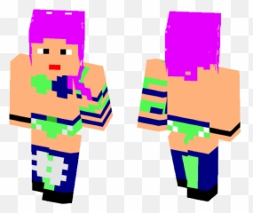 Download Sasha Banks L Wwe Minecraft Skin For Free - Illustration Png,Sasha Banks Png
