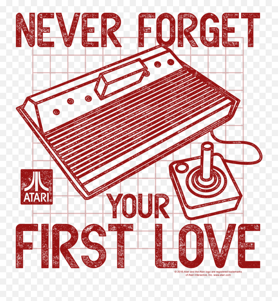 Atari First Love Juniors T - Atari Never Forget Your First Love Png,Atari Logo Png
