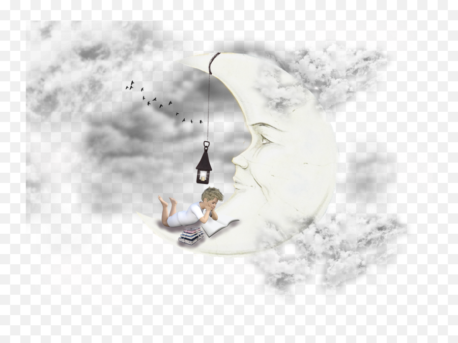 Dream Lantern Sky Boy Child Books - Books And Cloud Png,Dream Png