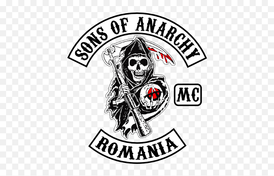 Sons Of Anarchy Custom Logo Emblems - Sons Of Anarchy Svg Png,Anarchy Logo