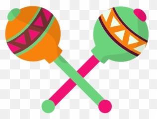 Maraca Cuisine Instruments - Life Is A Fiesta Clipart Full Mexican Music Instruments Png,Maraca Png