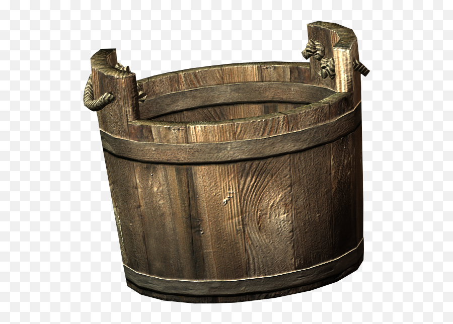 Bucket - Wooden Bucket Transparent Background Png,Bucket Transparent Background