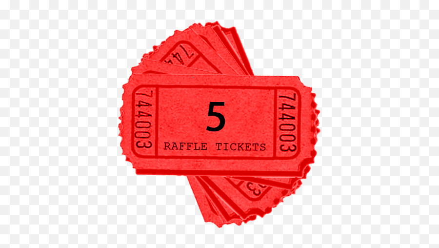 Raffle Ticket 5 Png