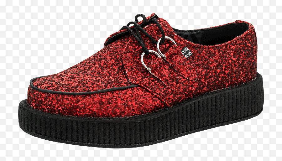 Red Glitter Png - Red Glitter Viva Low Sole Creepers Skate Ruby Red Glitter Creepers,Red Glitter Png
