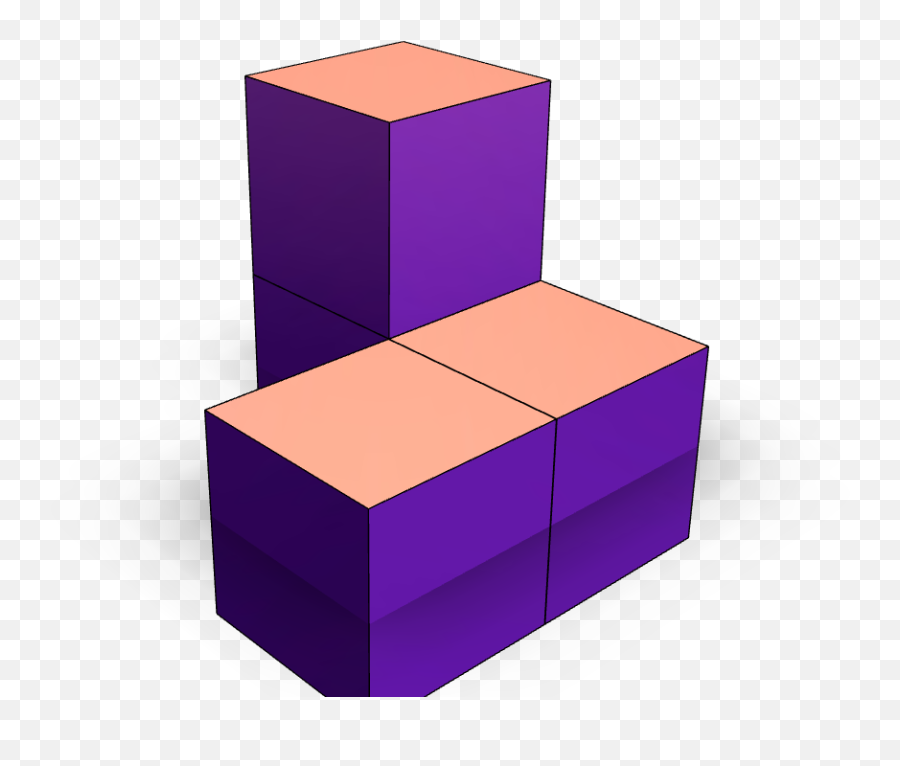 3d Tetris Png Image - Box,Tetris Png