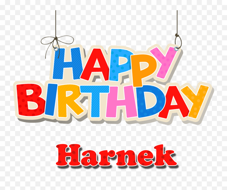 Harnek Happy Birthday Balloons Name Png - Happy Birthday Jake Sign,Birthday Balloon Png