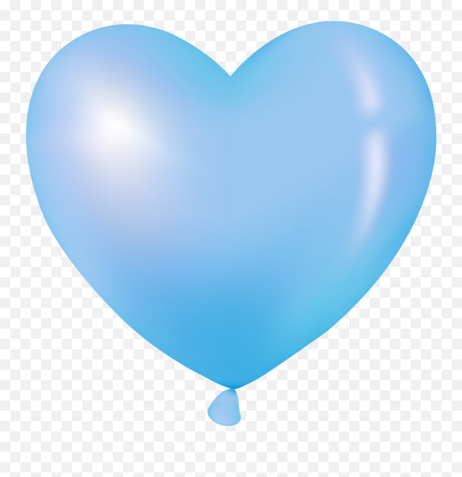 Clipart Balloon Royal Blue - Blue Heart Balloon Clipart Png,Blue Heart Transparent Background