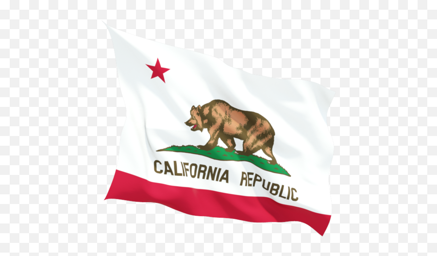 Fluttering Flag - California Republic Png,California Flag Png