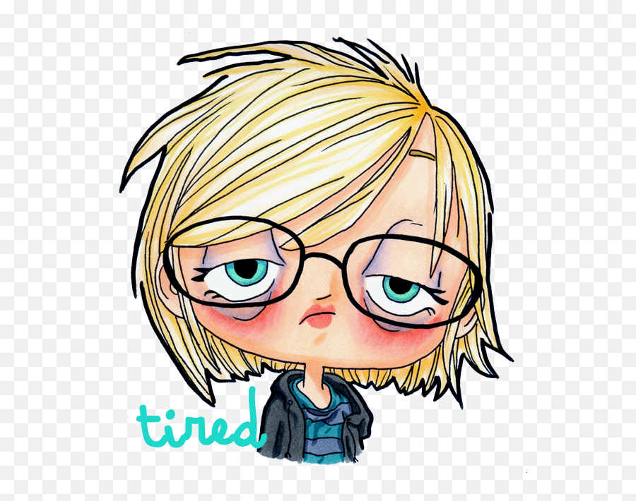 Tired Png - Tired Face Girl Cartoon 3426834 Vippng Cute Tired Girl Cartoon, Tired Png - free transparent png images 