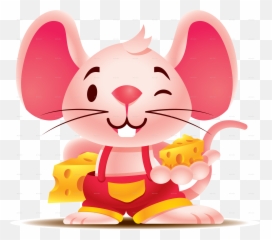 Cartoon Rat Character Set - Vector Graphics Png,Rat Png