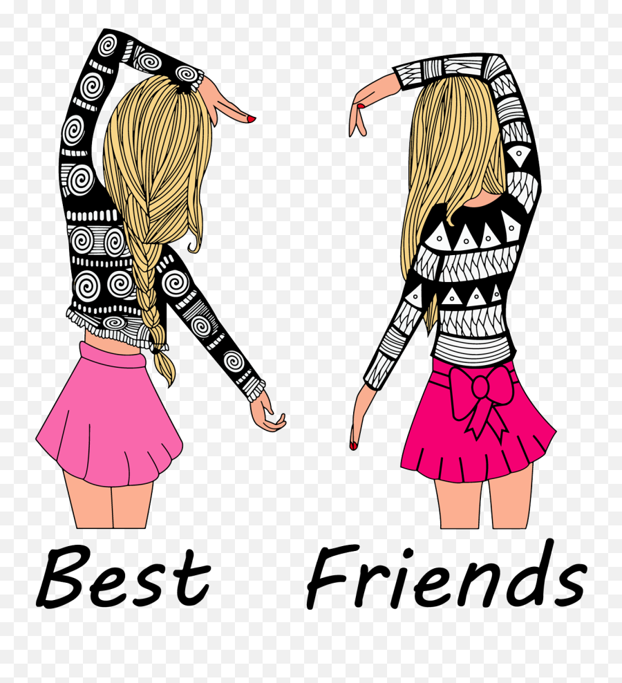Best Friends Forever Png Image With - Transparent Best Friend Png,Best Friends Png