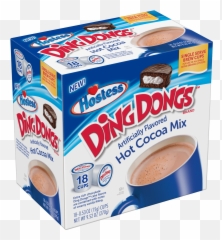 Hostess Ding Dongs Hot Chocolate 18 - Count Ding Dong Hot Chocolate Png,Hot Cocoa Png