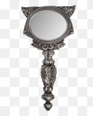 Download Sacred Cat Hand Mirror - Alchemy Gothic Sacred Cat Hand Mirror Png,Hand Mirror Png