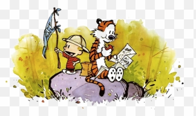 Calvin And Hobbes Greeting Card - Happy Calvin And Hobbes Png,Calvin And Hobbes Png