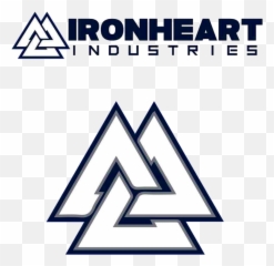 Dribbble - Ironheart Industries Logo Bothpng By Coco Landry Logo Design Iron Heart Logo,Coco Logo Png