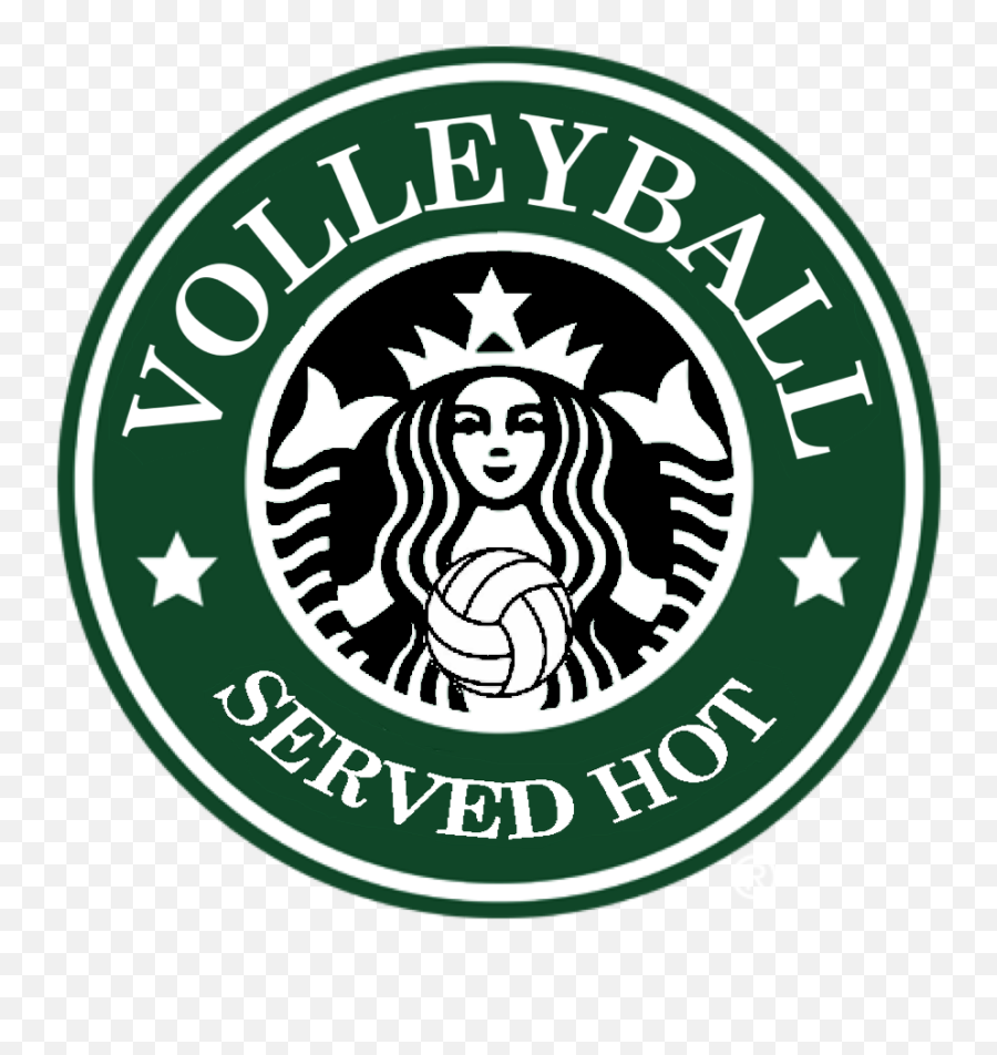 Volleyballvb Volleyball Volley Euamovoleibol - Starbucks Logo 1992 Png,Images Of Starbucks Logo