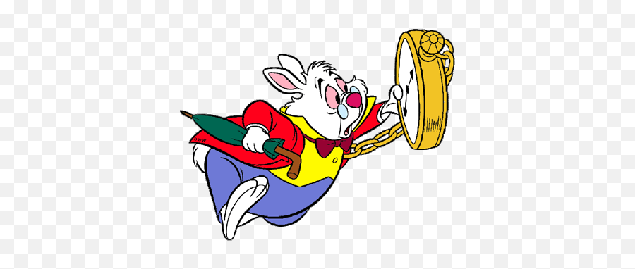 Alice And Wonderland Clipart - Time Is Running Out Png,Clock Clipart Transparent