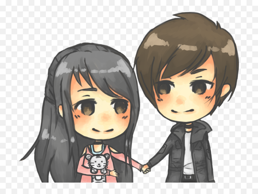 Anime Couple Png Images - Man Drawing Sketch Anime,Anime Couple Png
