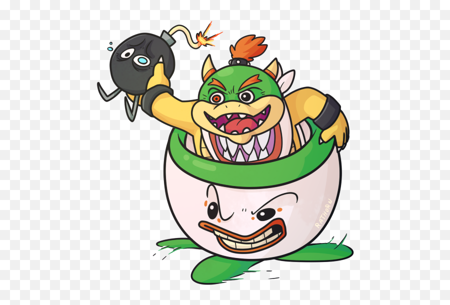 Bowser Jr By Greatdeadsnake - Fictional Character Png,Bowser Jr Png