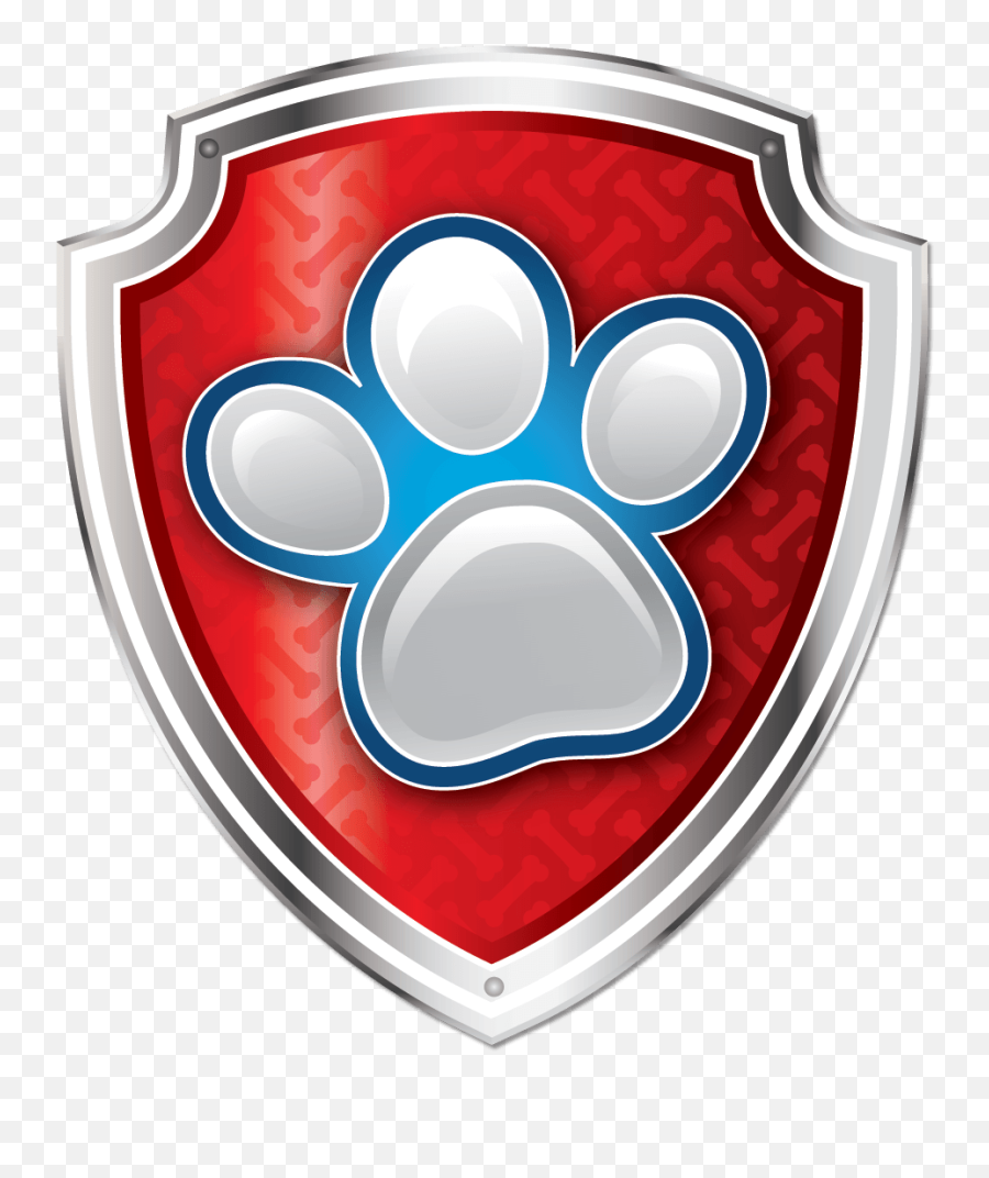 Logos Escudos Paw Patrol O Patrulla Canina Para Imprimir - Paw Patrol Paw Badge Png,Marshall Paw Patrol Png