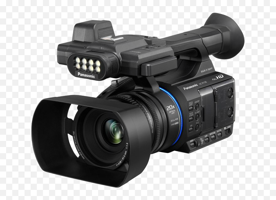 Video Cameras Panasonic Zoom Lens 1080p - Camera Png Camera Video Panasonic Full Hd,Zoom Png