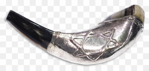 Download Silver - Plated Ramu0027s Horn Shofar Silver Full Solid Png,Shofar Png