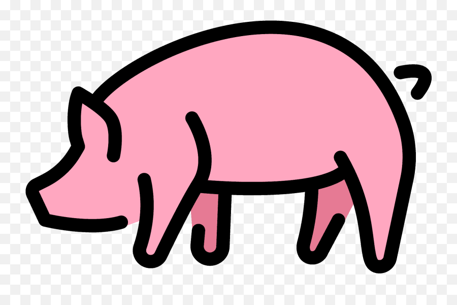 Pig Emoji Clipart - Cochon Clipart Png,Pig Emoji Png