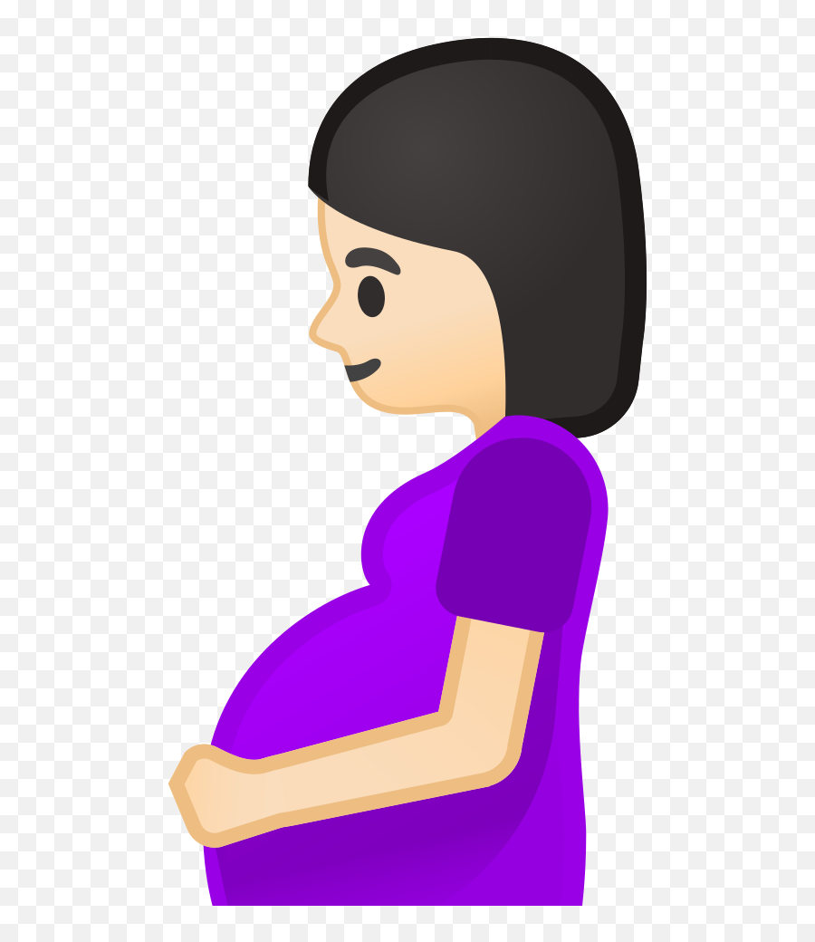 Pregnant Woman Light Skin Tone Icon - Woman Pregnant Icon Png,Pregnant Woman Png