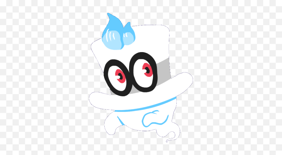 Download Cappy Top Hat - Cappy Fan Art Full Size Png Image Cute Super Mario Odyssey Ghost Cappy,Cappy Png