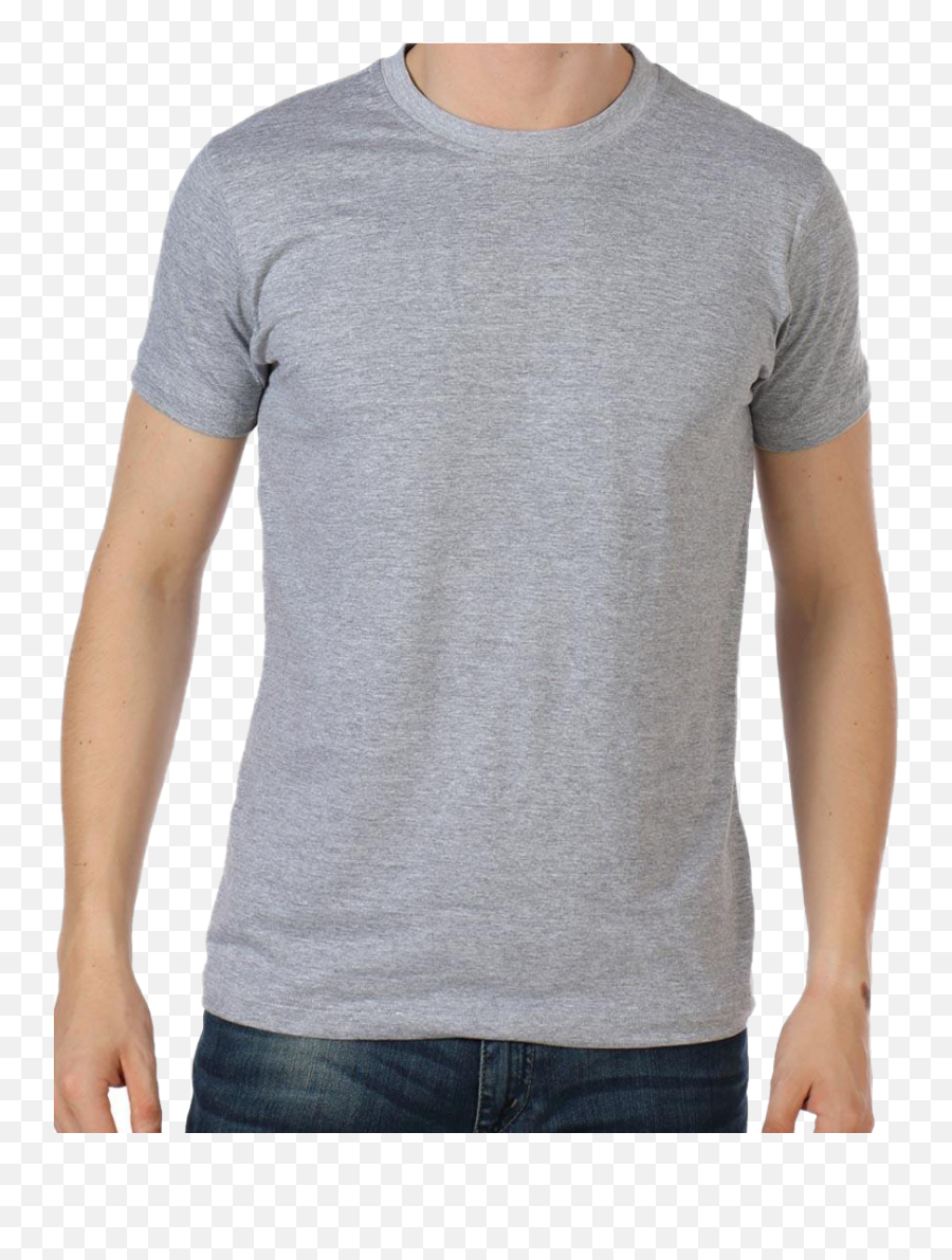 Plain Grey T - T Shirt Gray Plain Png,Gray Shirt Png